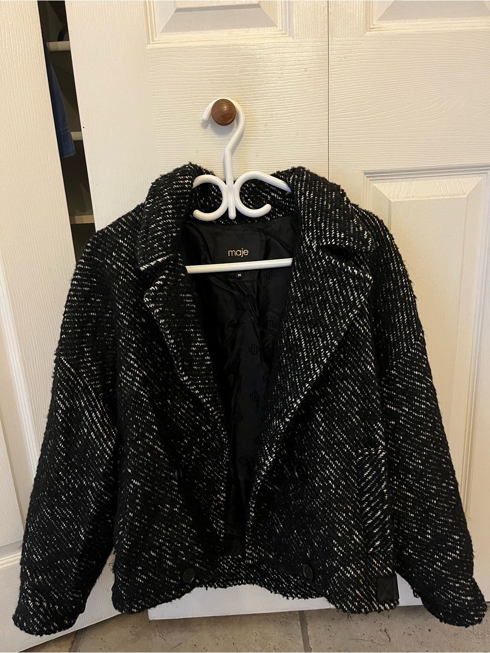 Maje structured coat - Picture 6 of 6